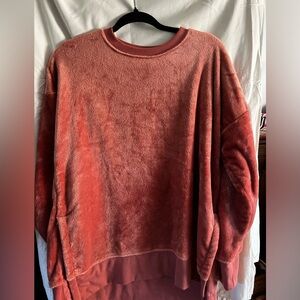 Brand new So over size fuzzy pullover. Small